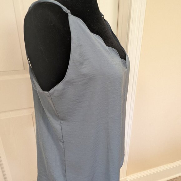 Silver Icing Blue-Grey Scalloped Camisole (XL/44) - Picture 3 of 4